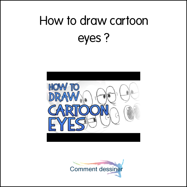 How to draw cartoon eyes